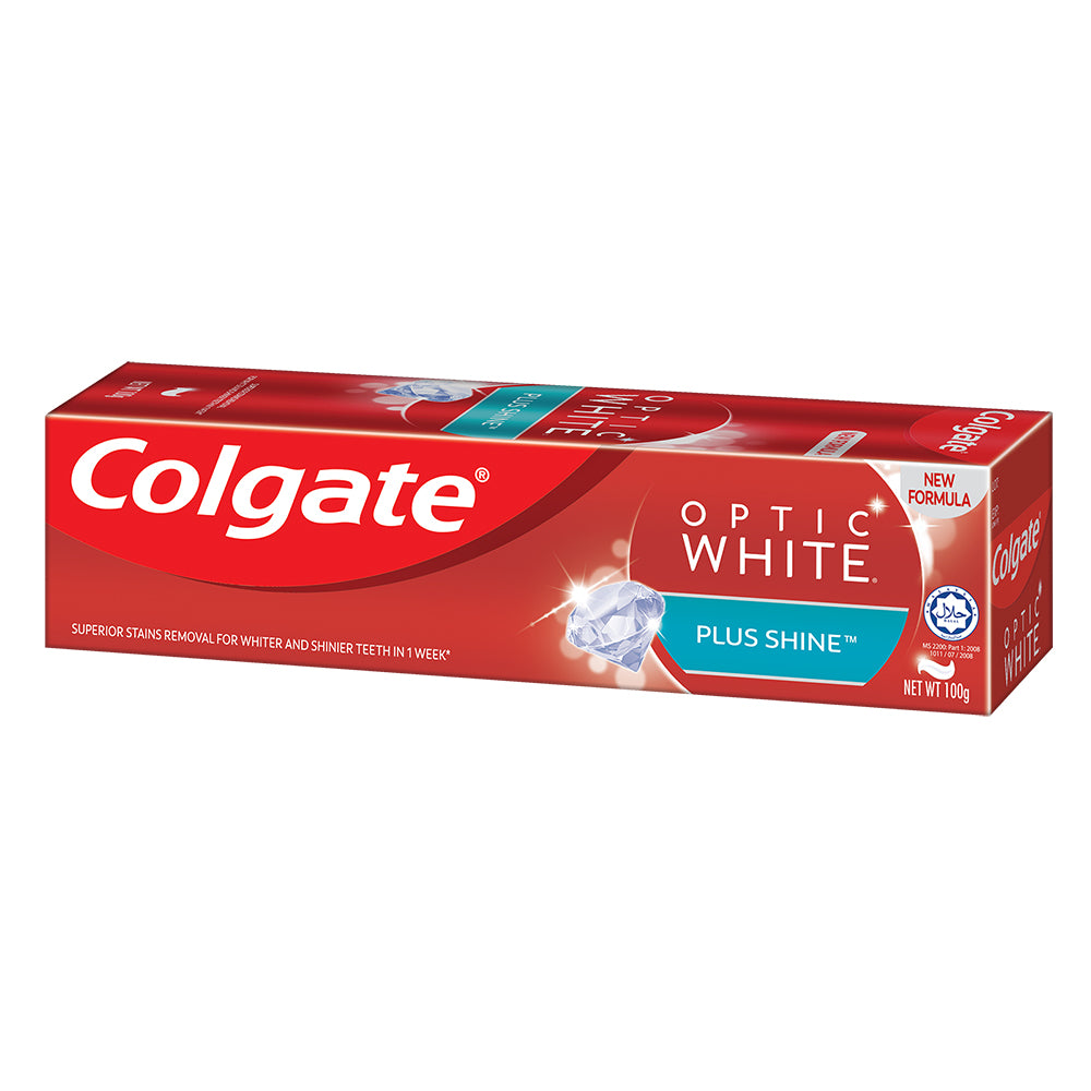 Colgate Optic White Plus Shine Whitening Toothpaste 100g