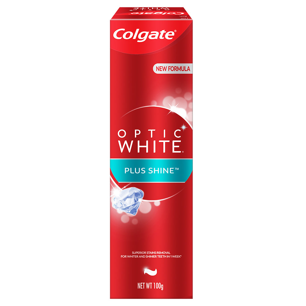Colgate Optic White Plus Shine Whitening Toothpaste 100g