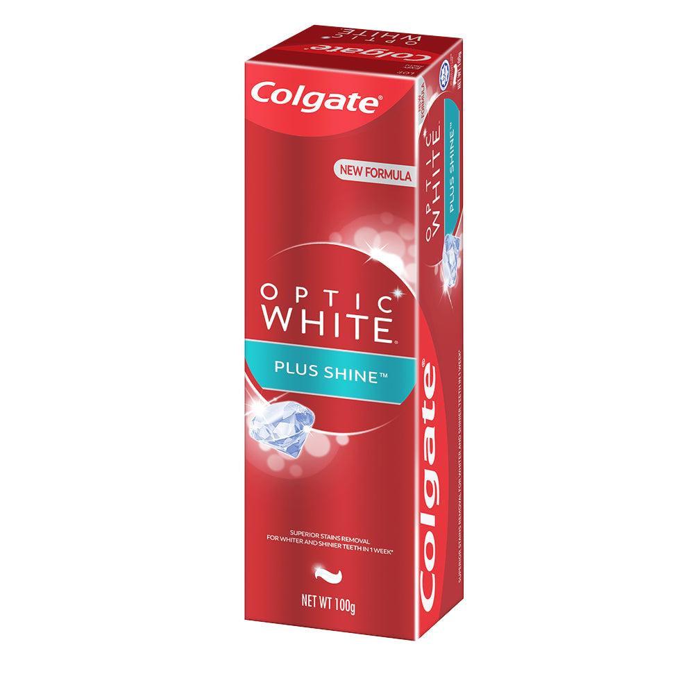 Colgate Optic White Plus Shine Whitening Toothpaste 100g