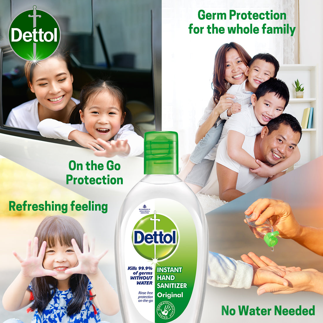DETTOL HAND SANITIZER ORIGINAL 50ML