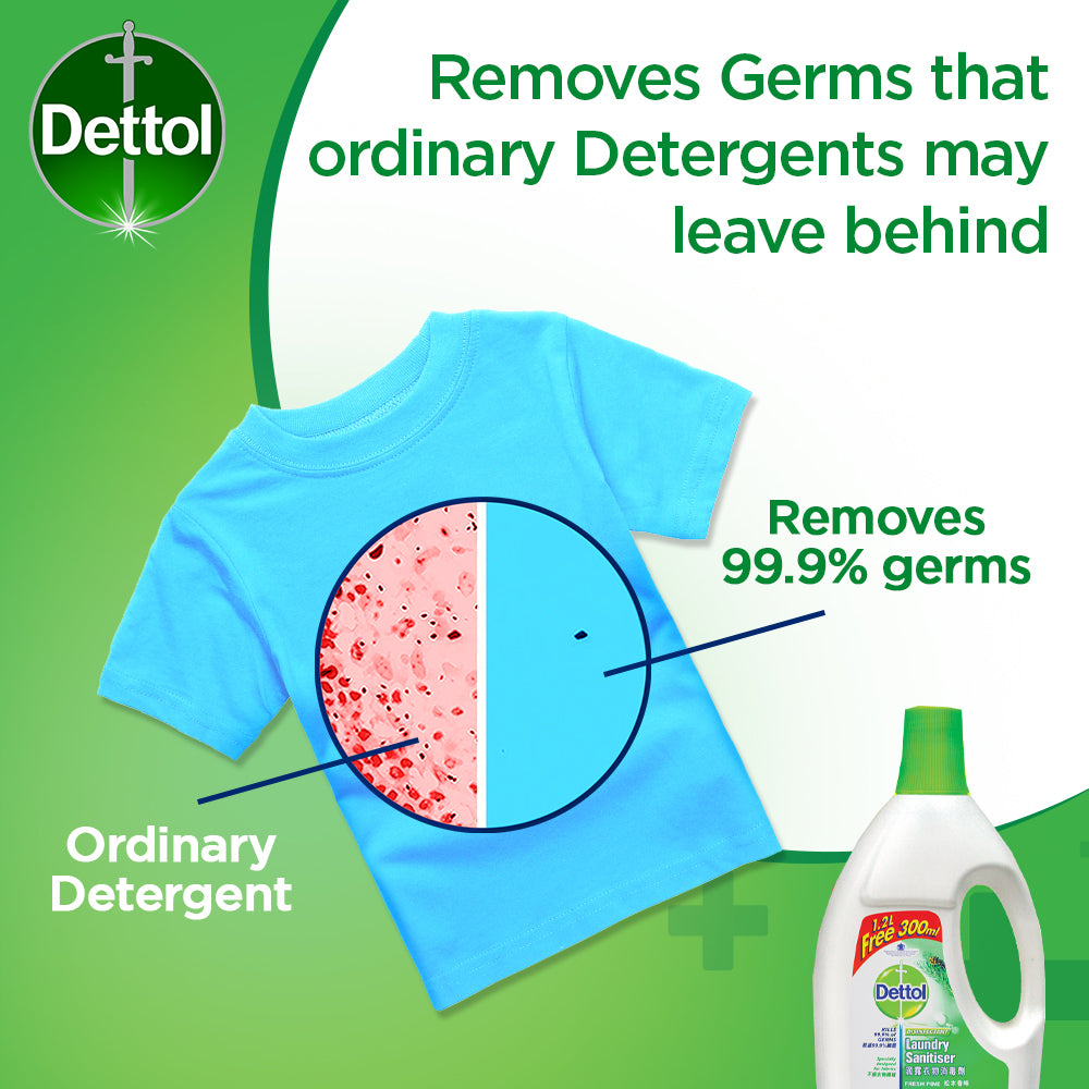Dettol Anti-Bacterial Laundry Sanitiser Pine 750ml