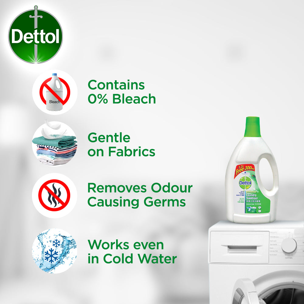 Dettol Anti-Bacterial Laundry Sanitiser Pine 750ml