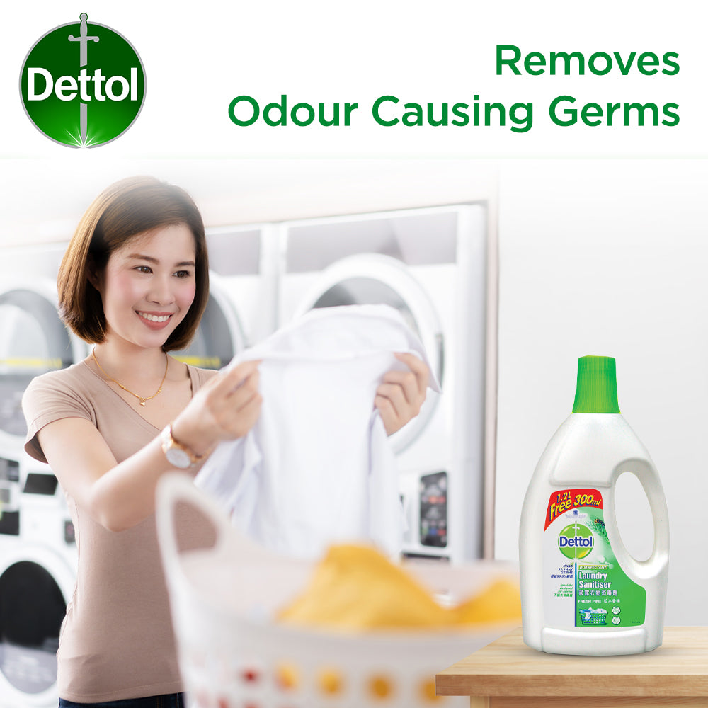 Dettol Anti-Bacterial Laundry Sanitiser Pine 750ml