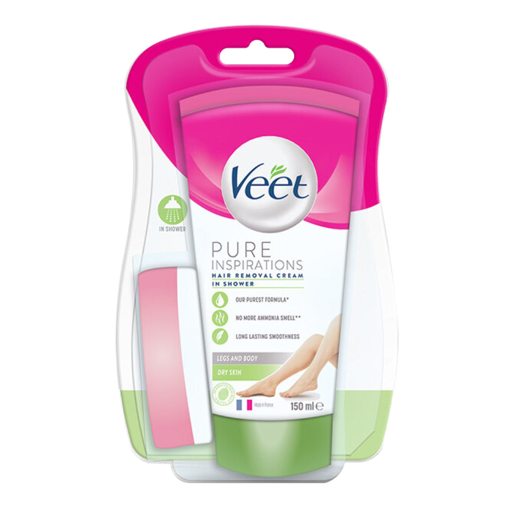 Veet In Shower Hair Removal Cream Dry Skin 150ml