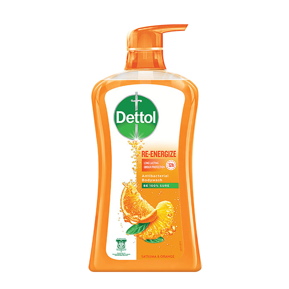 Dettol Shower Gel Antibacterial Body Wash Re-Energize 500ml