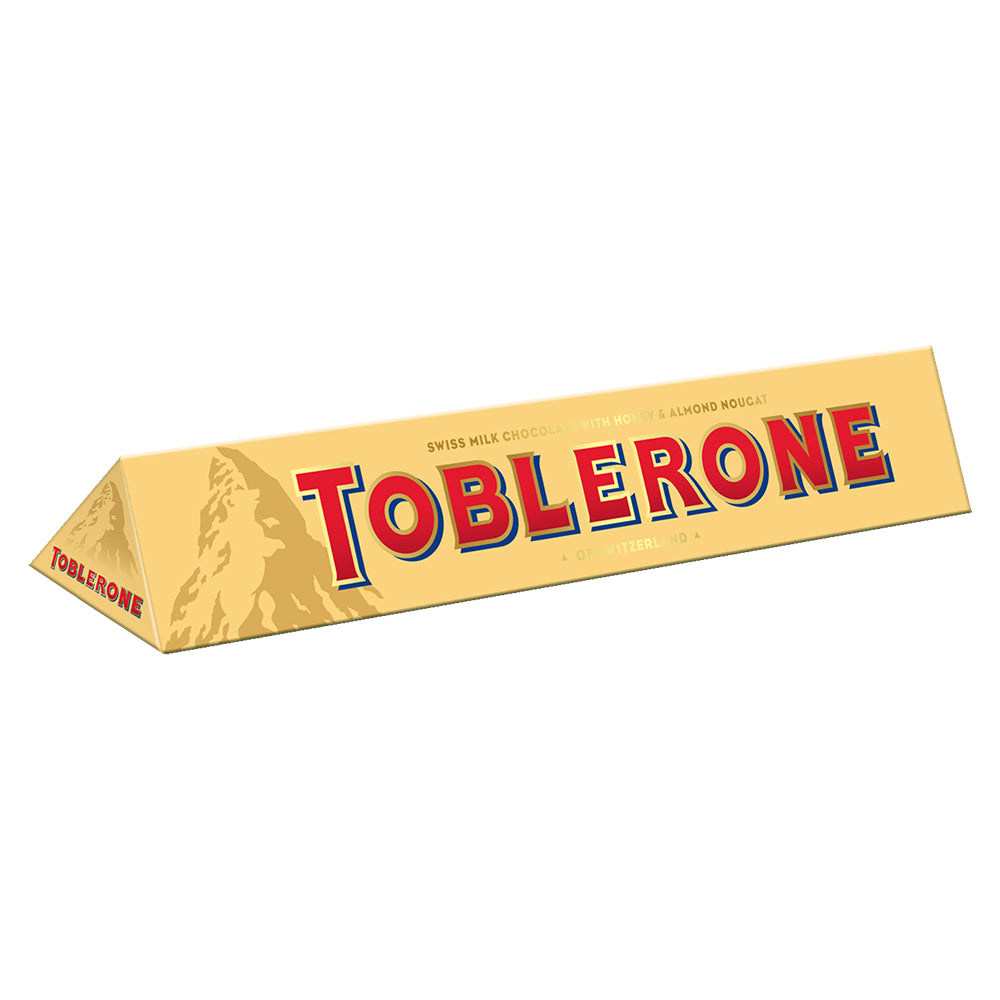 Toblerone Swiss Milk Chocolate with Honey and Almond Nougat 100G – 34041