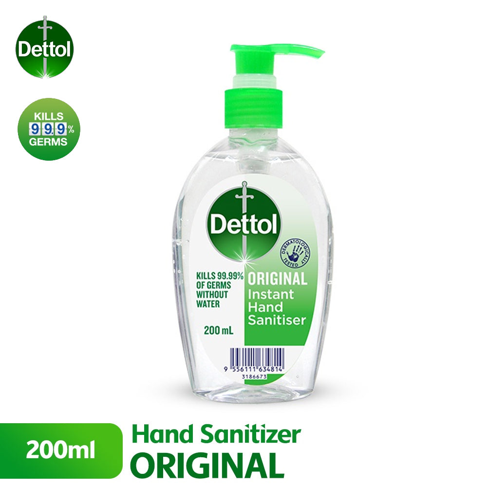 Dettol Hand Sanitiser 200ml Original