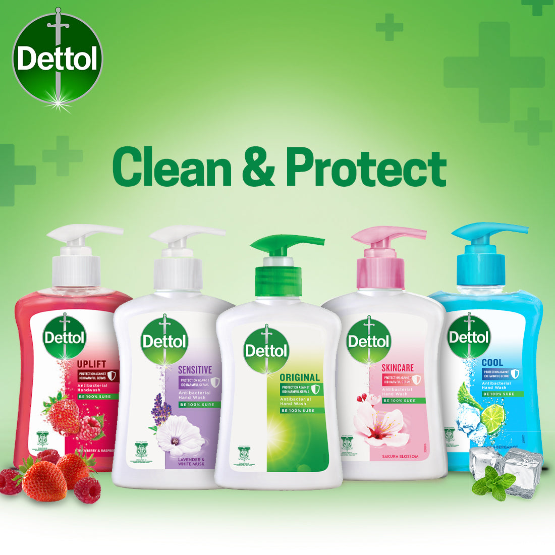 Dettol Antibacterial Hand Wash 250ml X 3 Value Pack Original