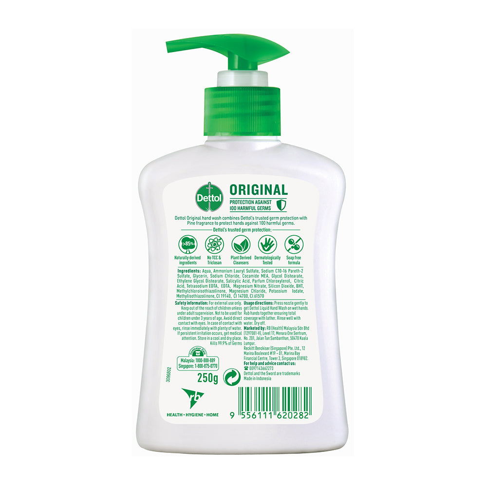 Dettol Antibacterial Hand Wash 250ml X 3 Value Pack Original