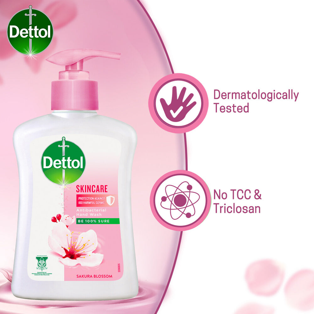 Dettol Antibacterial Hand Wash 250ml X 3 Value Pack Skincare