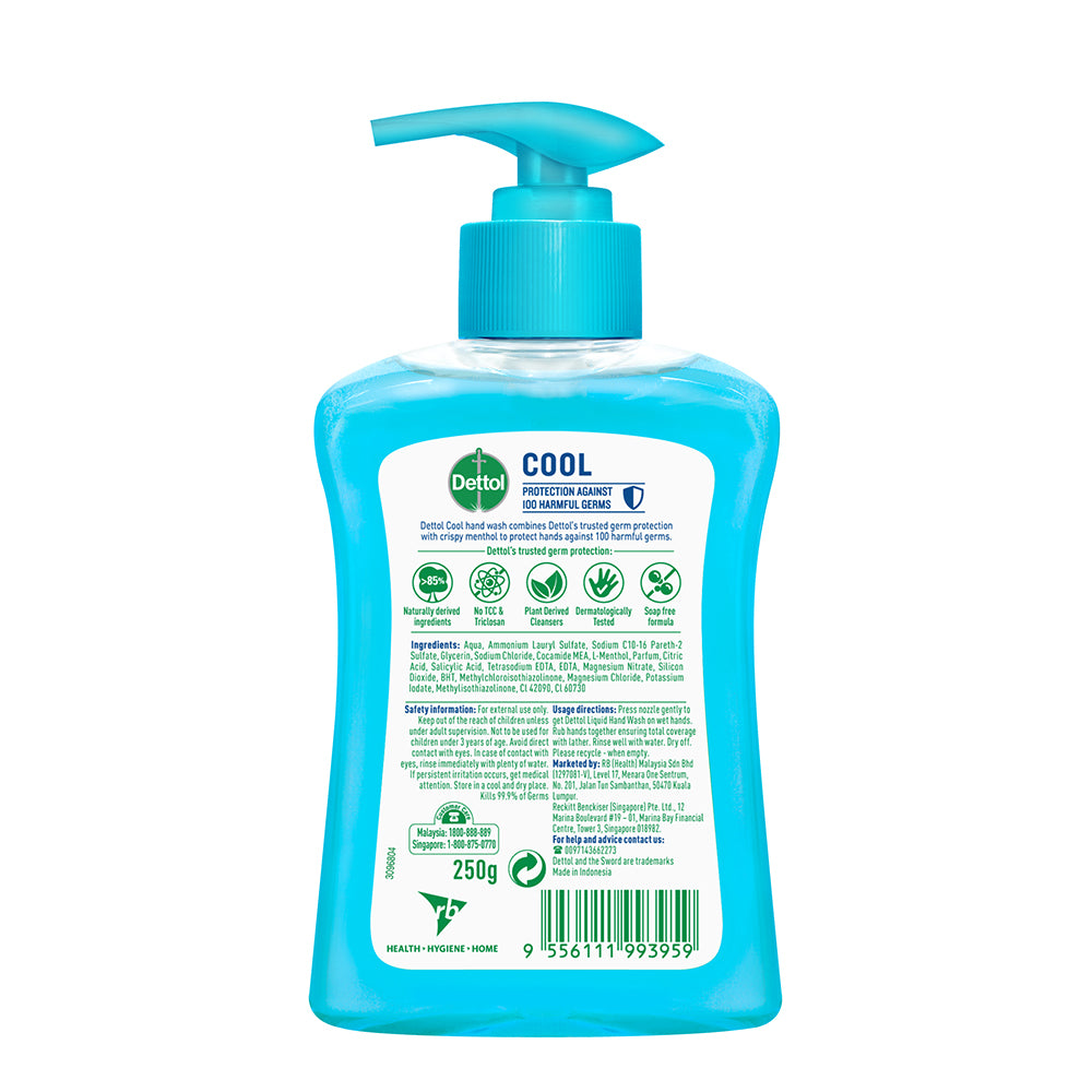 Dettol Antibacterial Hand Wash 250ml X 3 Value Pack Cool