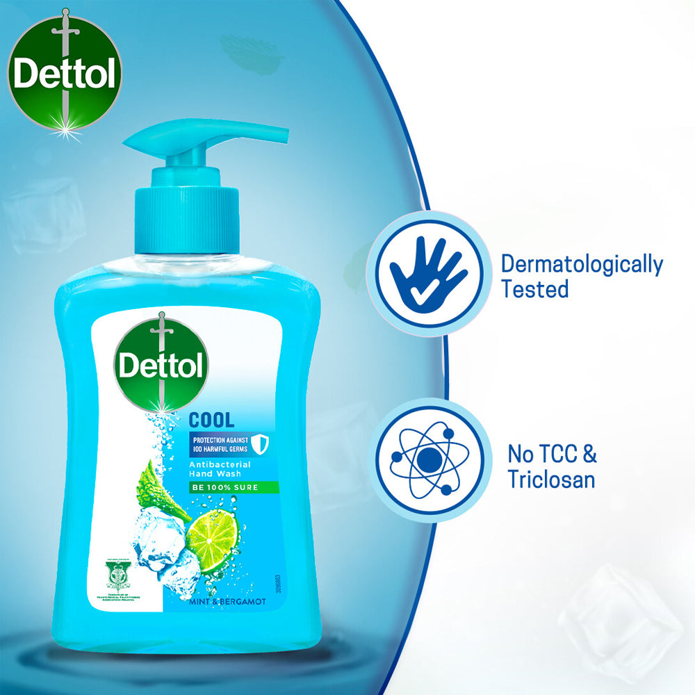 Dettol Antibacterial Hand Wash 250ml X 3 Value Pack Cool