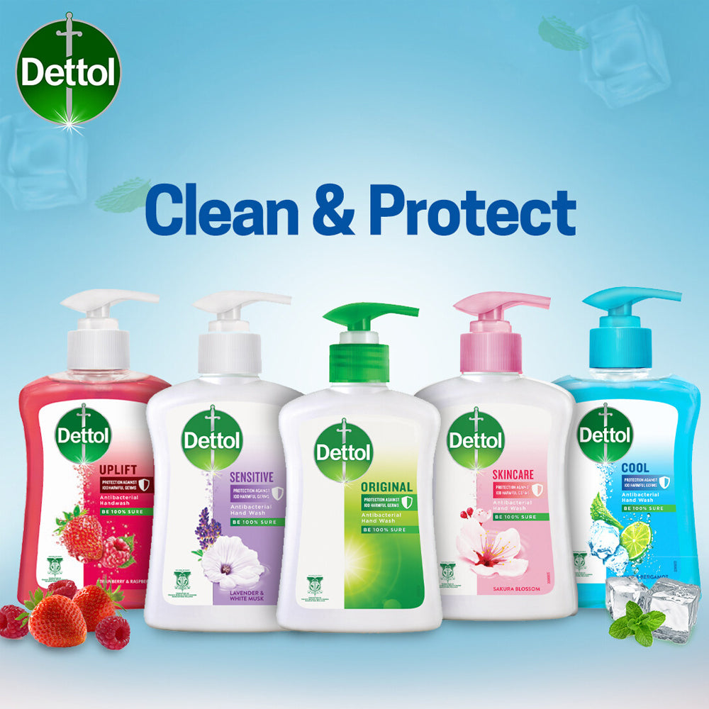 Dettol Antibacterial Hand Wash 250ml X 3 Value Pack Cool