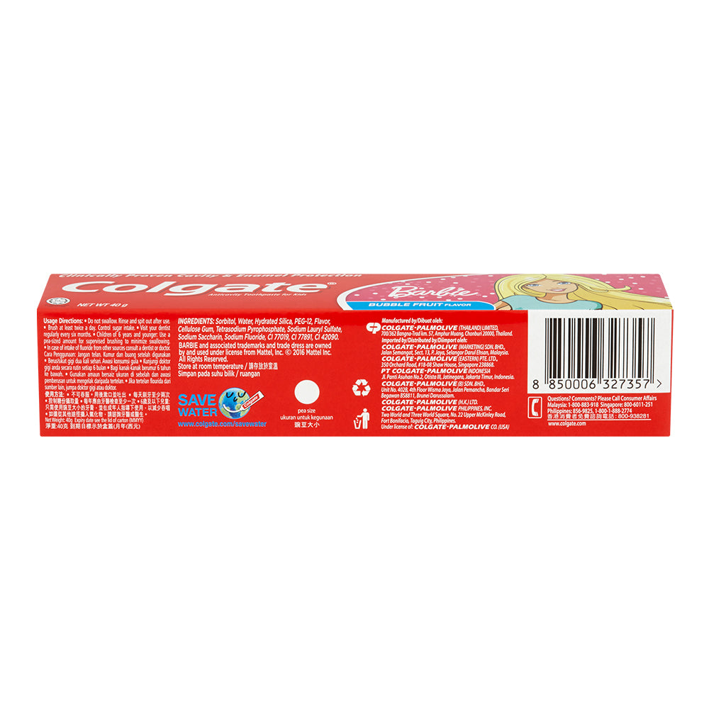 Colgate Kids Barbie Toothpaste 40g