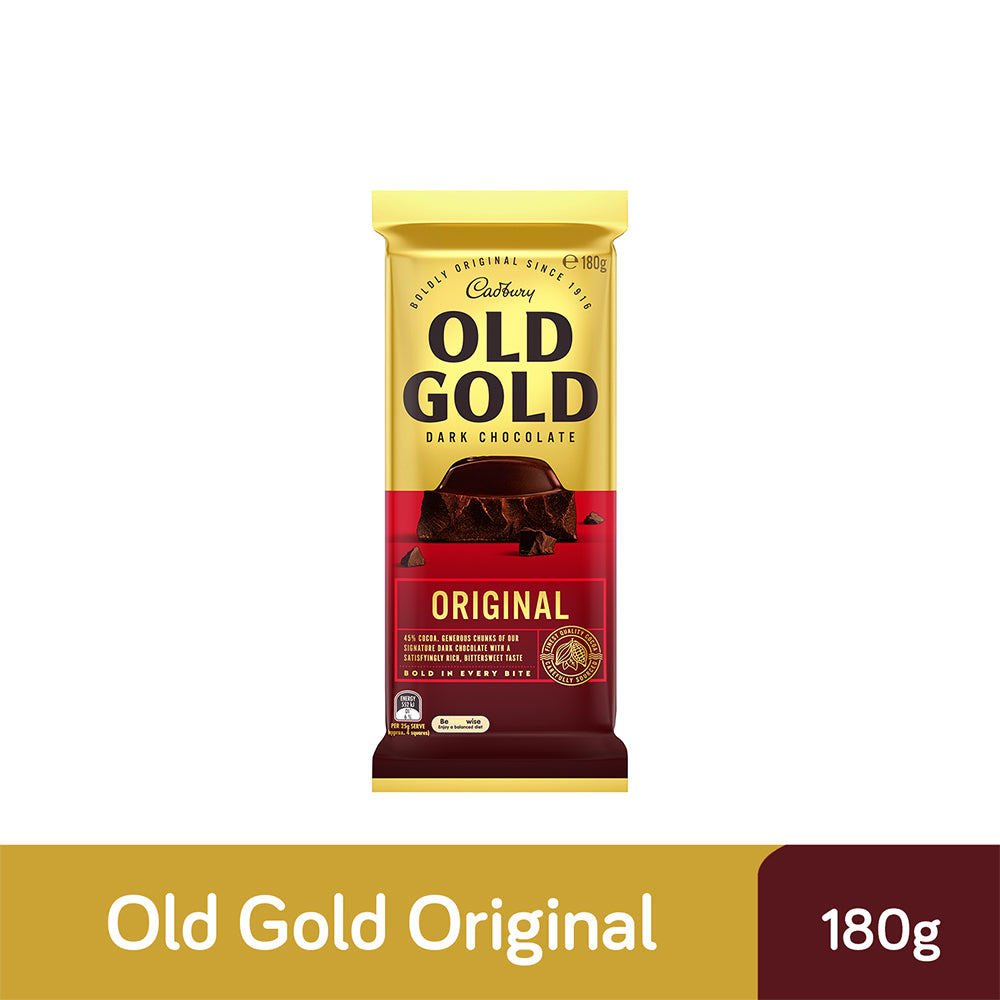 Cadbury Old Gold Dark Chocolate Original 180G (Australian Imported) – 4052788