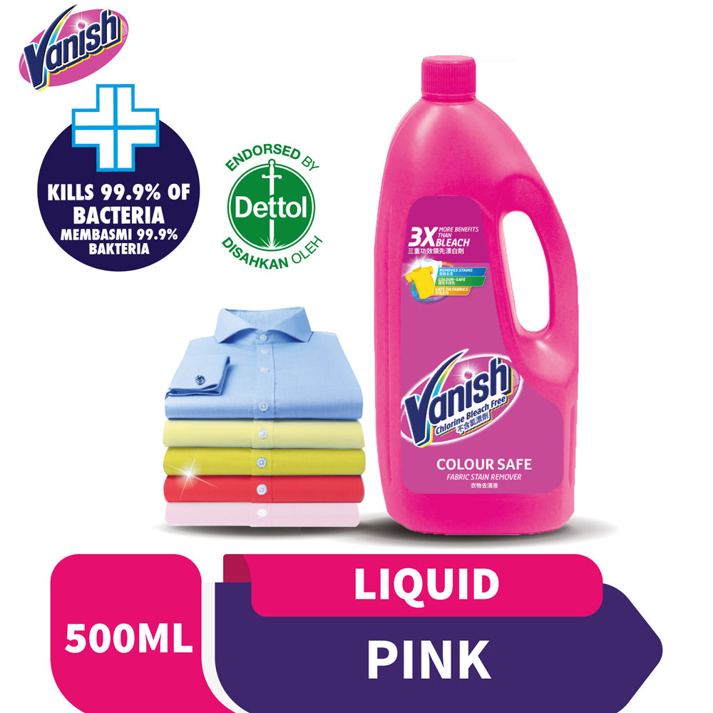 Vanish Fabric Stain Remover Laundry Detergent Liquid 500ml
