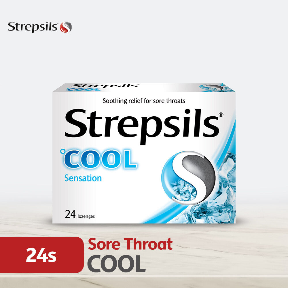 Strepsils Cool 24s Throat Relief Lozenges