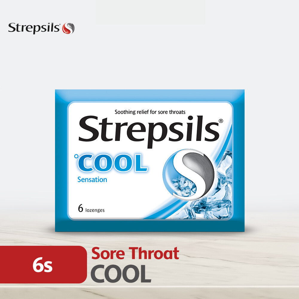 Strepsils Cool 6s Throat Relief Lozenges