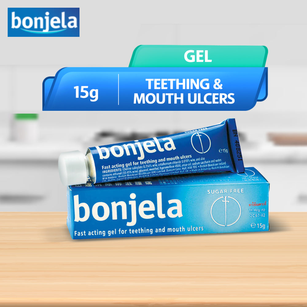 Bonjela Fast Acting Gel For Teething and Mouth Ulcers 15g