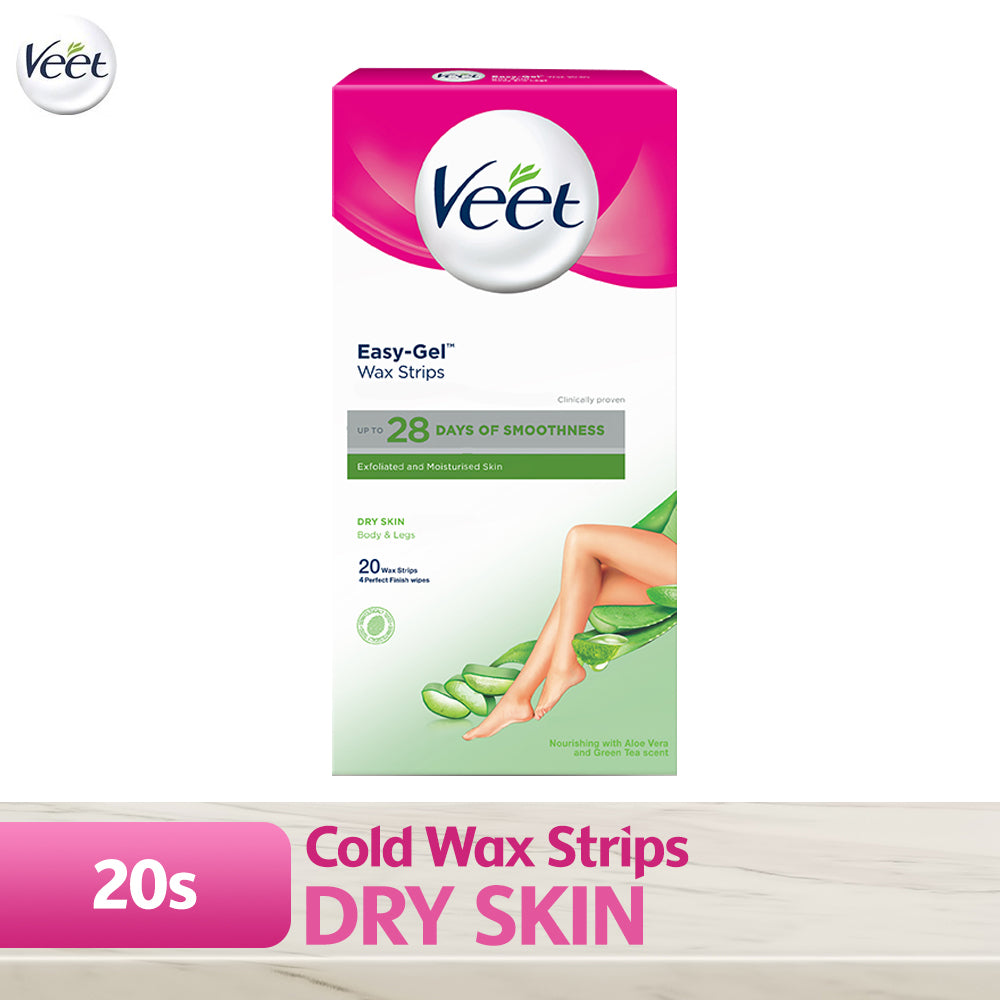 Veet Hair Removal Wax Strip Dry Skin 20S