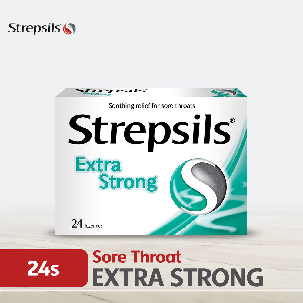 Strepsils Extra Strong 24s Throat Relief Lozenges