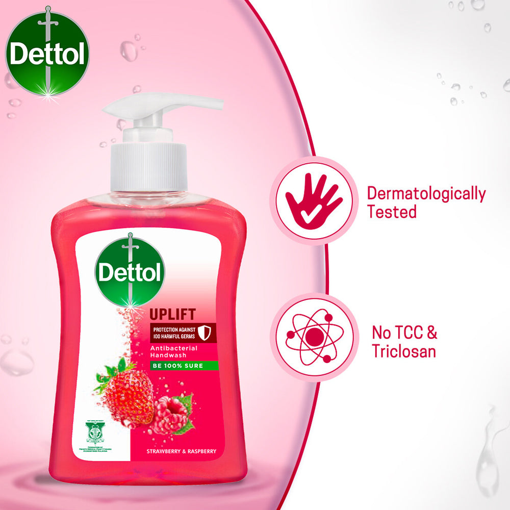 Dettol Antibacterial Hand Wash 250ml X 3 Value Pack Uplift
