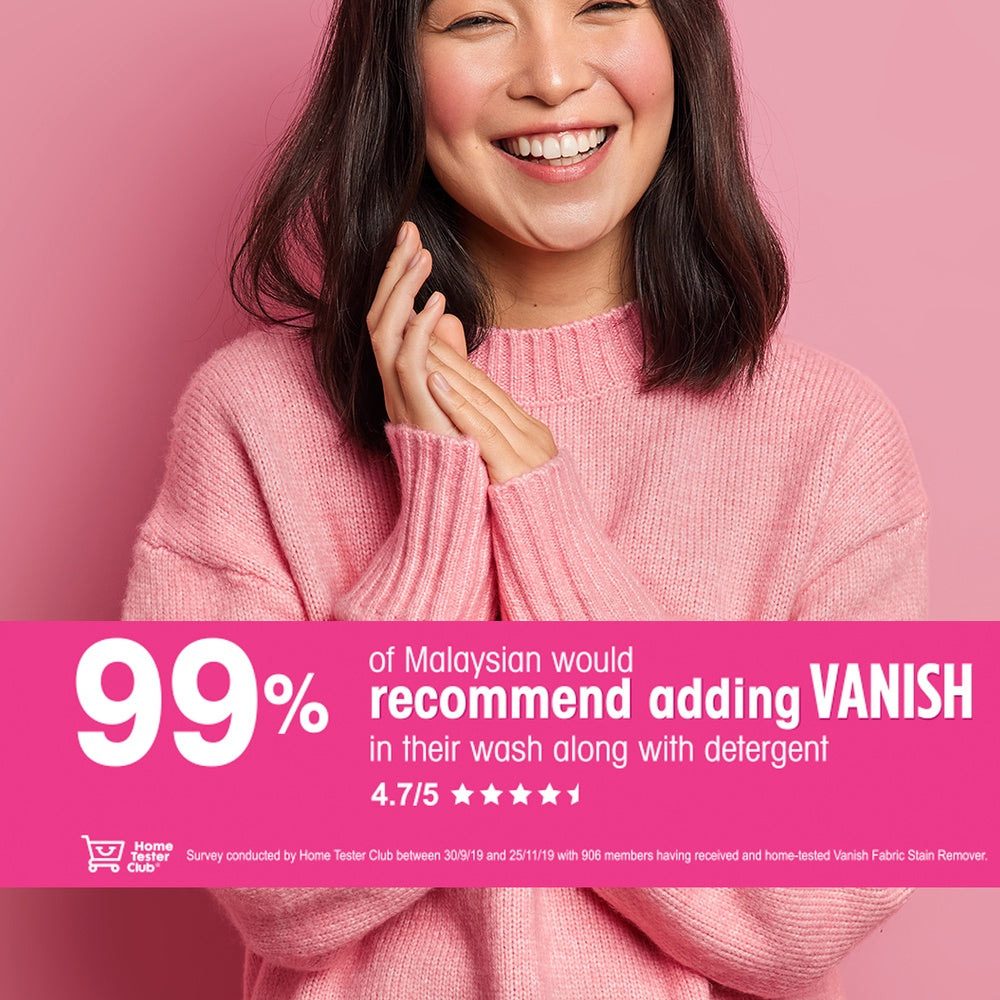 Vanish Fabric Oxi Action Stain Remover Laundry Detergent Powder 900g