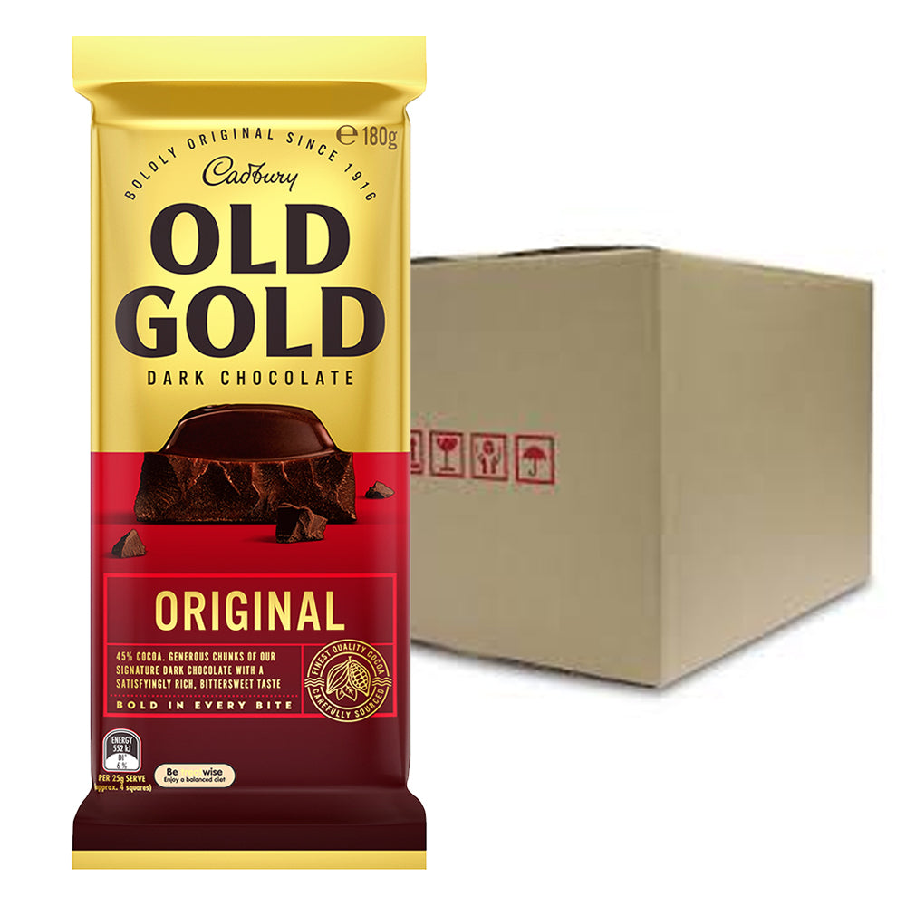 Cadbury Old Gold Dark Chocolate Original 180G (Australian Imported) – 4052788