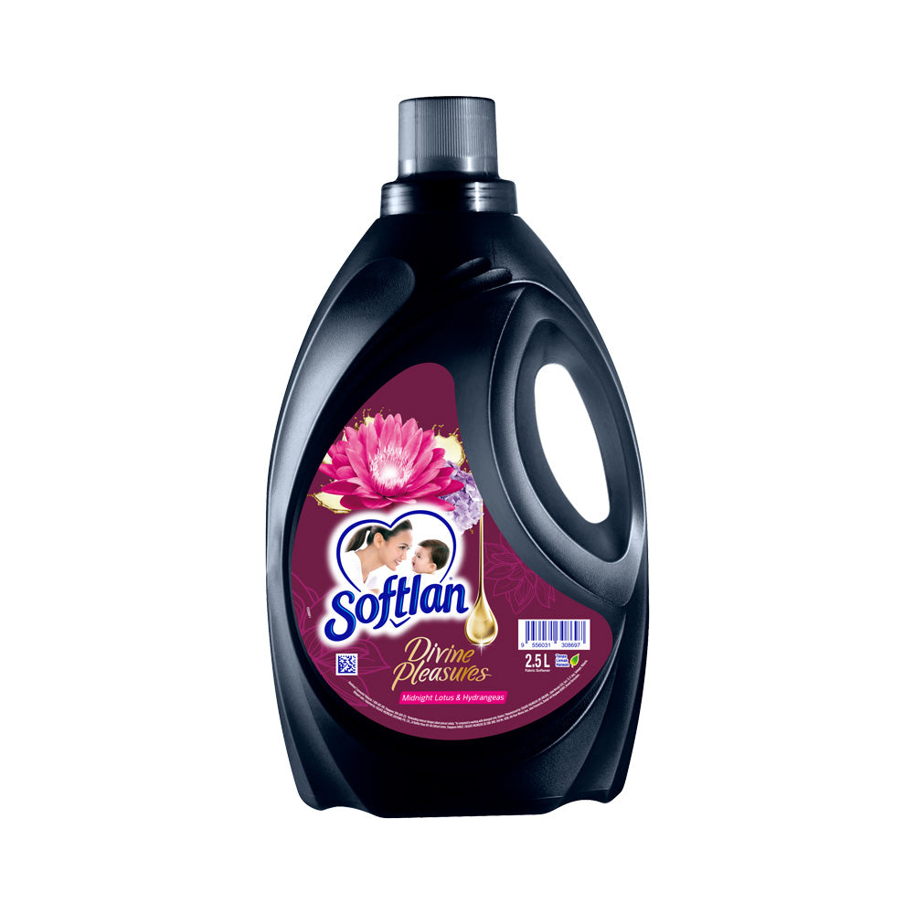 Softlan Divine Pleasures Midnight Lotus & Hydrangeas Fabric Softener 2.5L