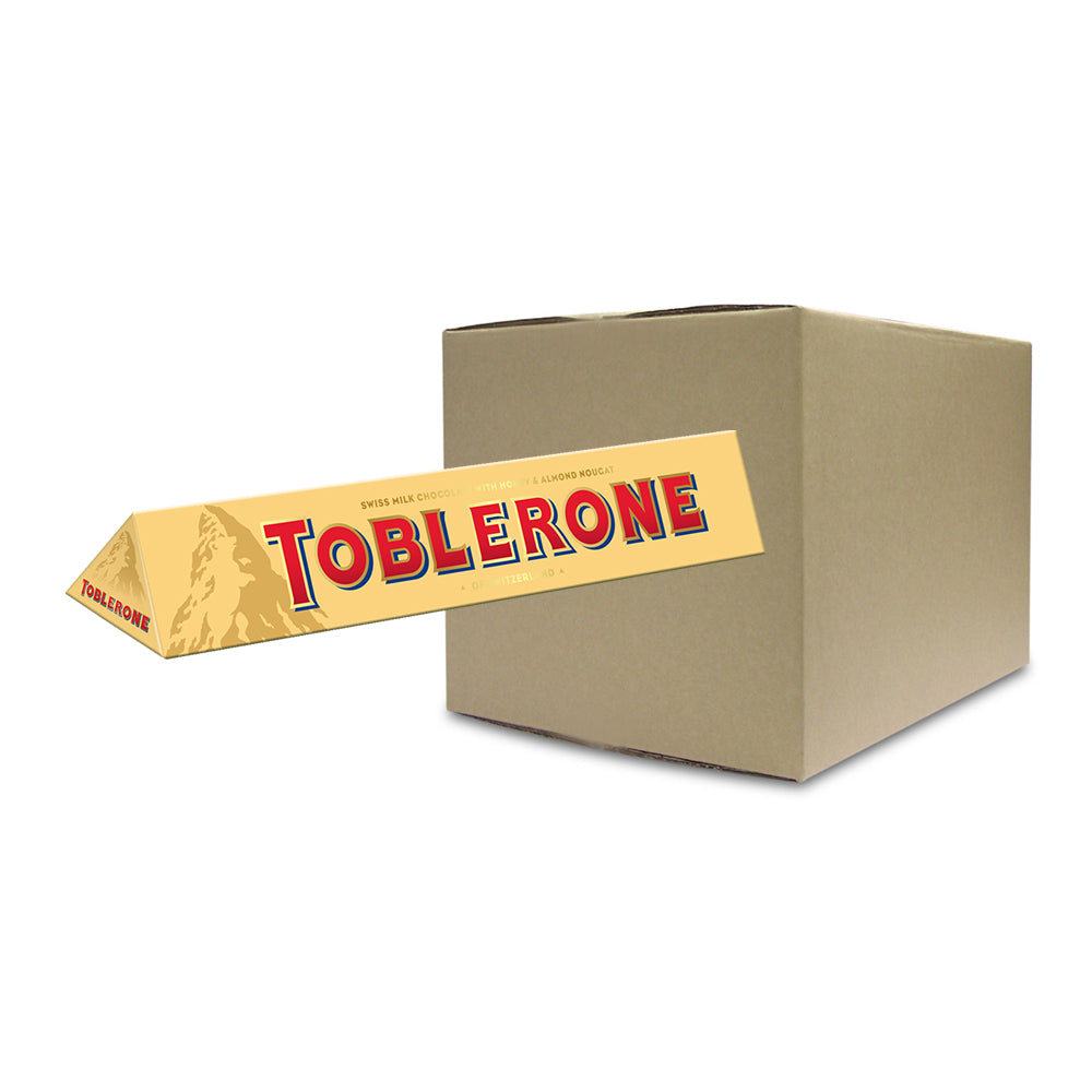 Toblerone Swiss Milk Chocolate with Honey and Almond Nougat 100G – 34041