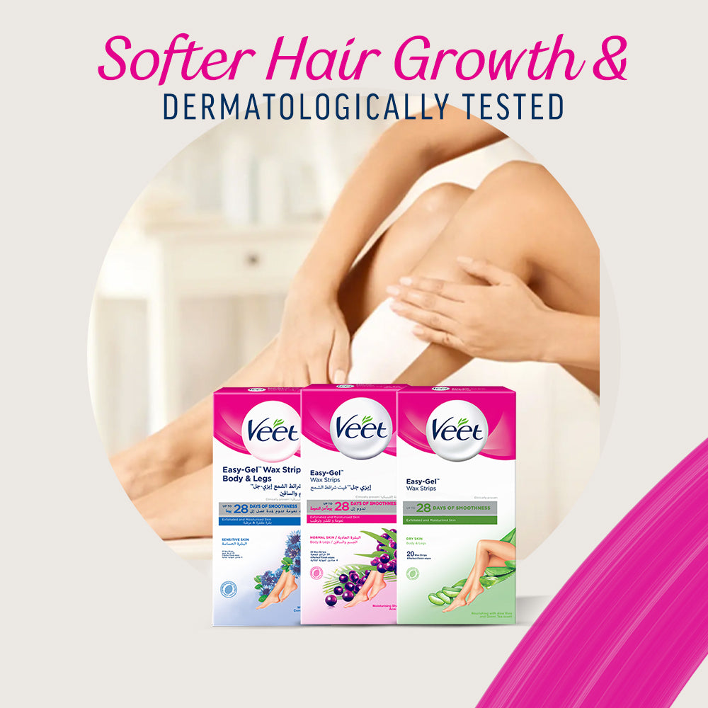 Veet Hair Removal Wax Strip Dry Skin 20S