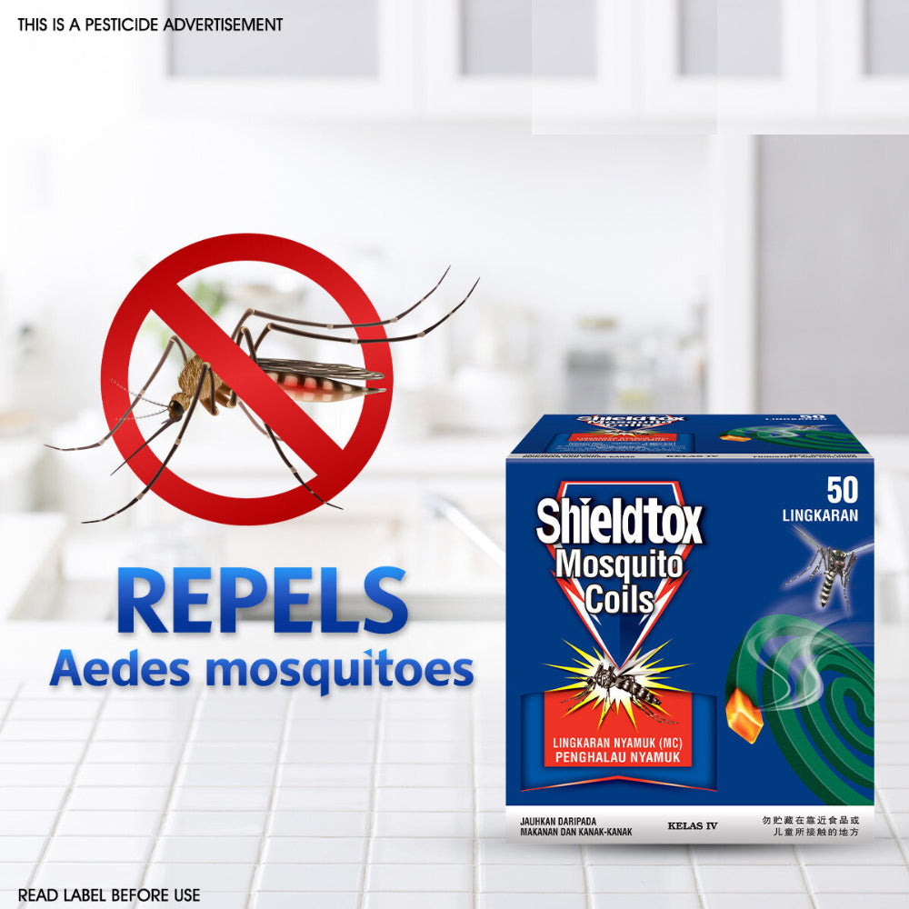 Shieldtox 8 hours Mosquito Coil 50s