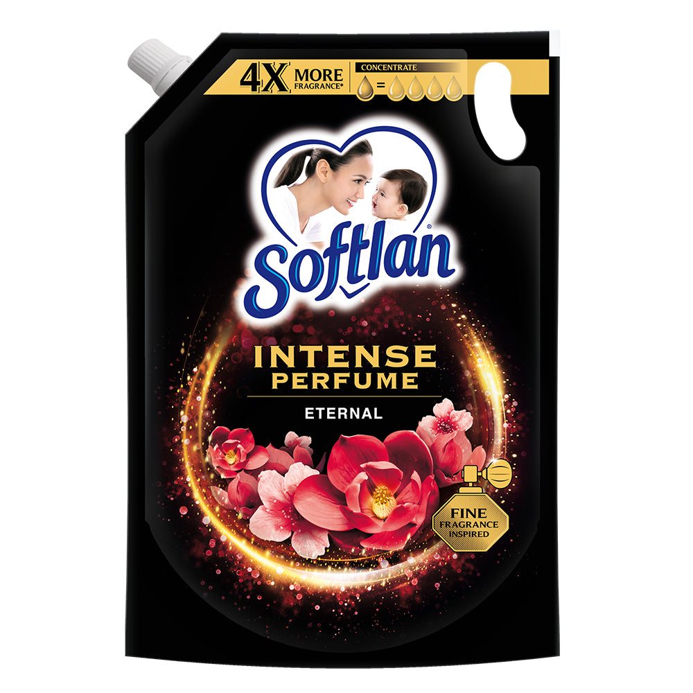 Softlan Intense Perfume 1.3L Eternal Concentrated Fabric Softener Refill Pack