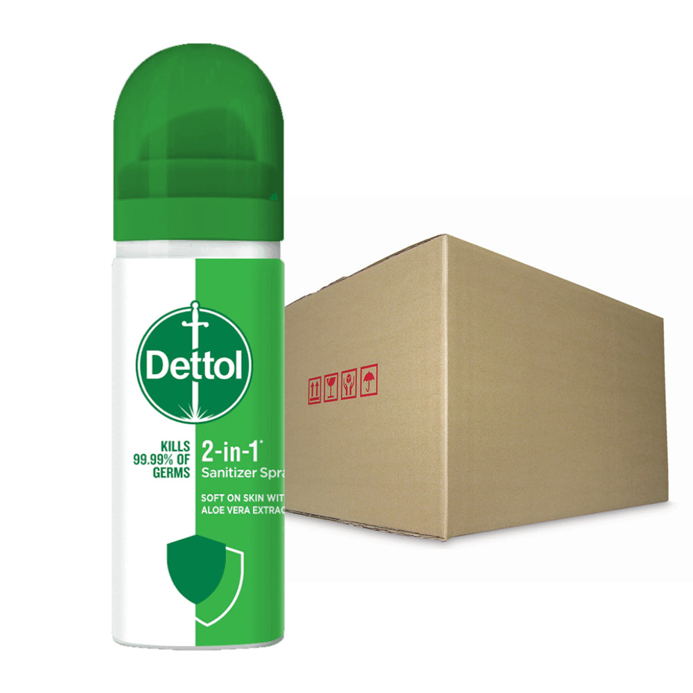 Dettol 2-in-1 Hand Sanitiser Spray 50ml