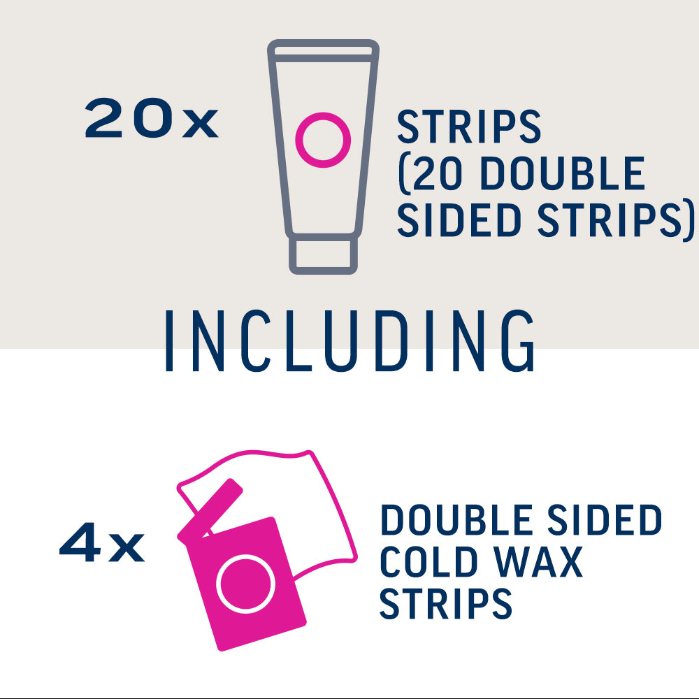 Veet Hair Removal Wax Strip Dry Skin 20S