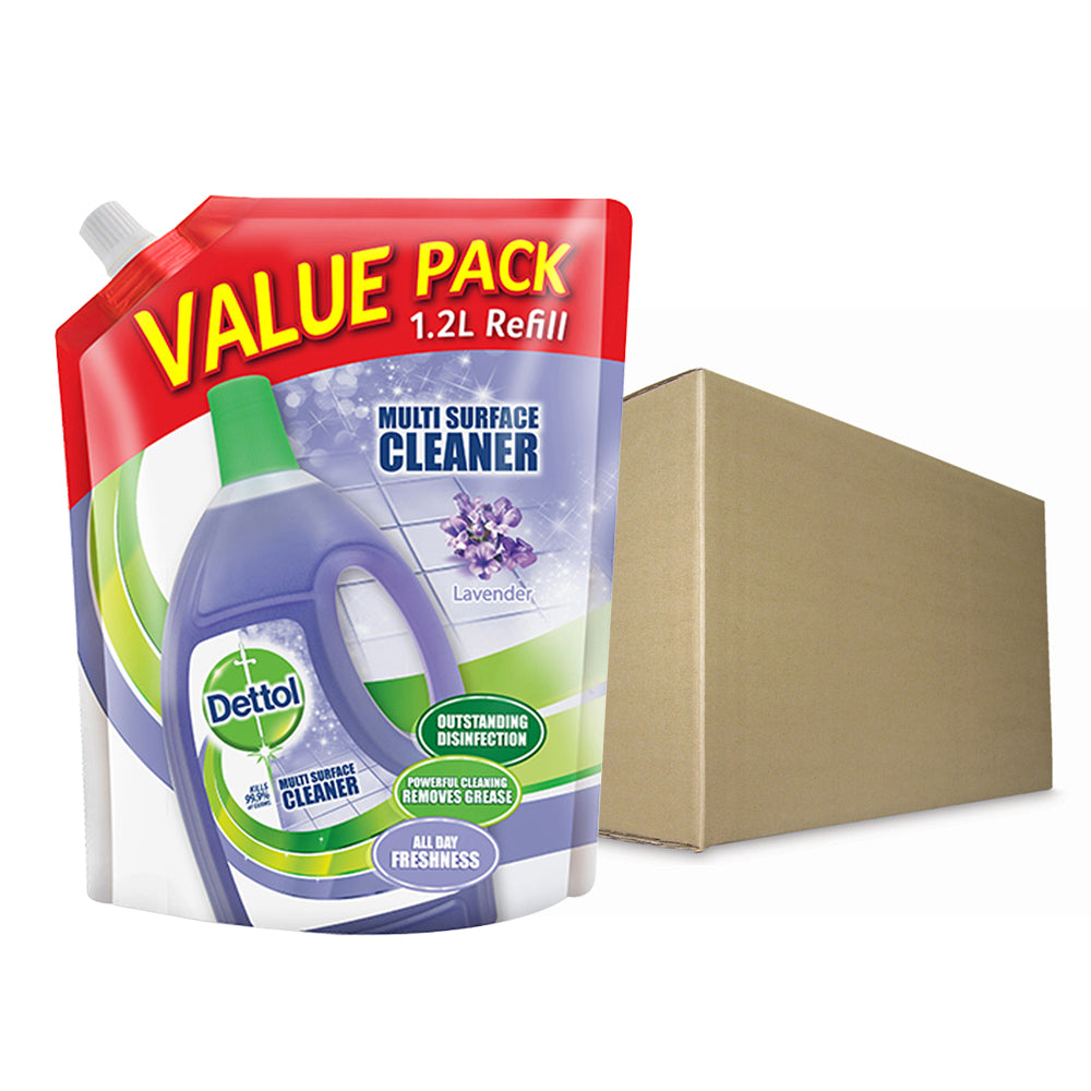 Dettol Multi Action Cleaner Lavender Refill Pouch 1.2 Litre