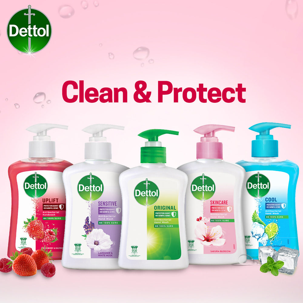 Dettol Antibacterial Hand Wash 250ml X 3 Value Pack Uplift
