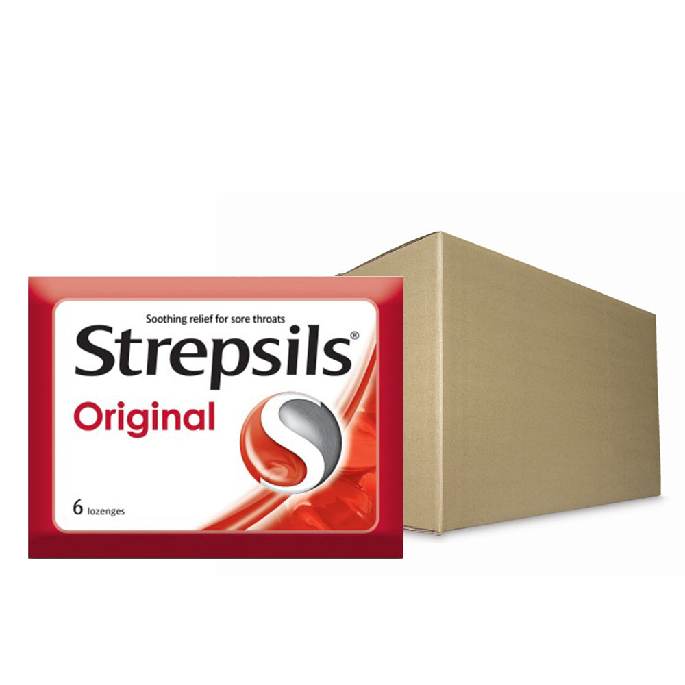 Strepsils Original Regular 6s Throat Relief Lozenges