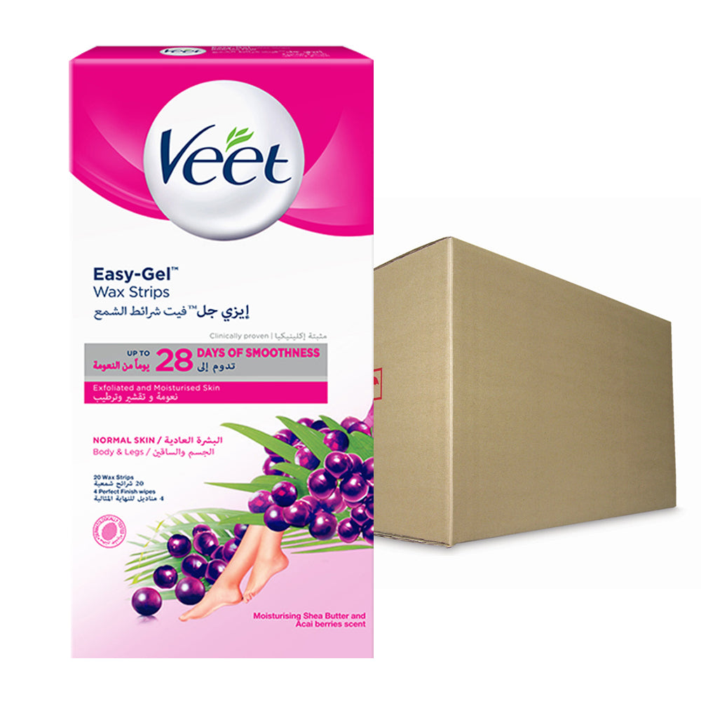 Veet Hair Removal Wax Strip Normal Skin 20S