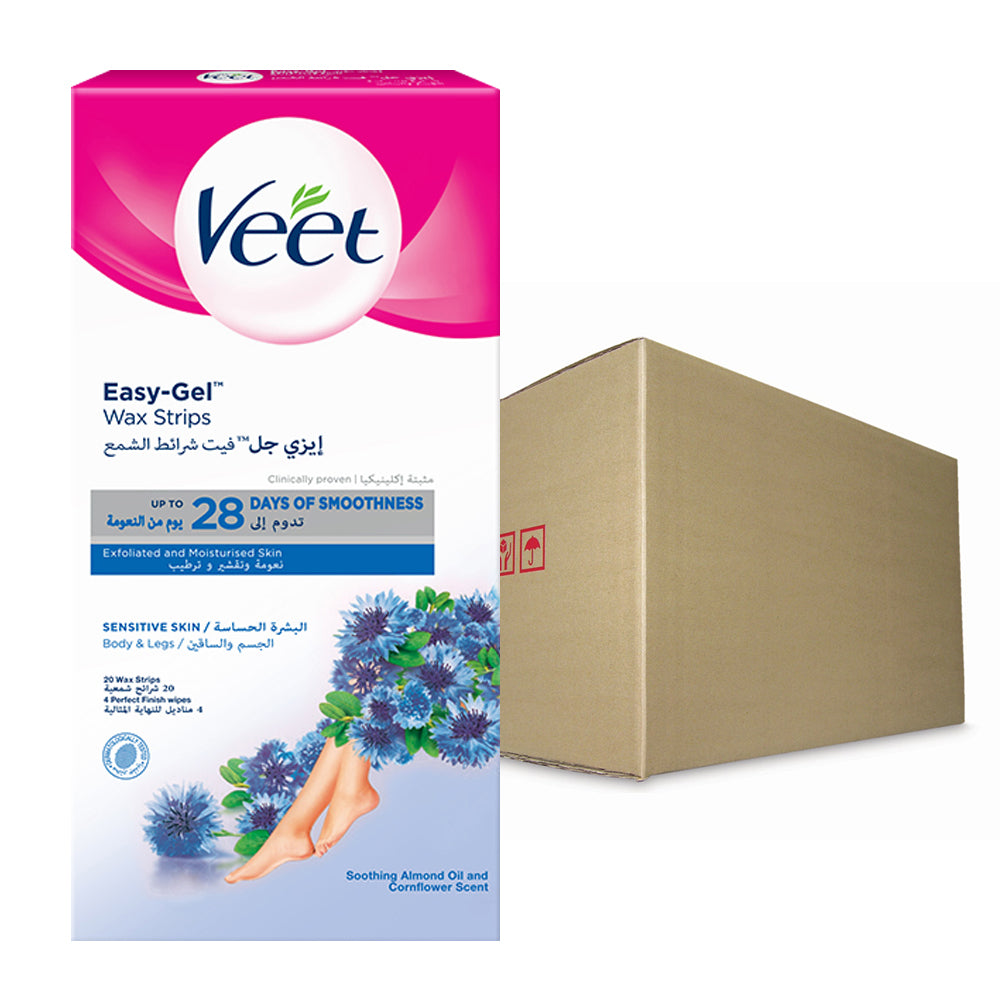 Veet Hair Removal Wax Strip Sensitive Skin 20S