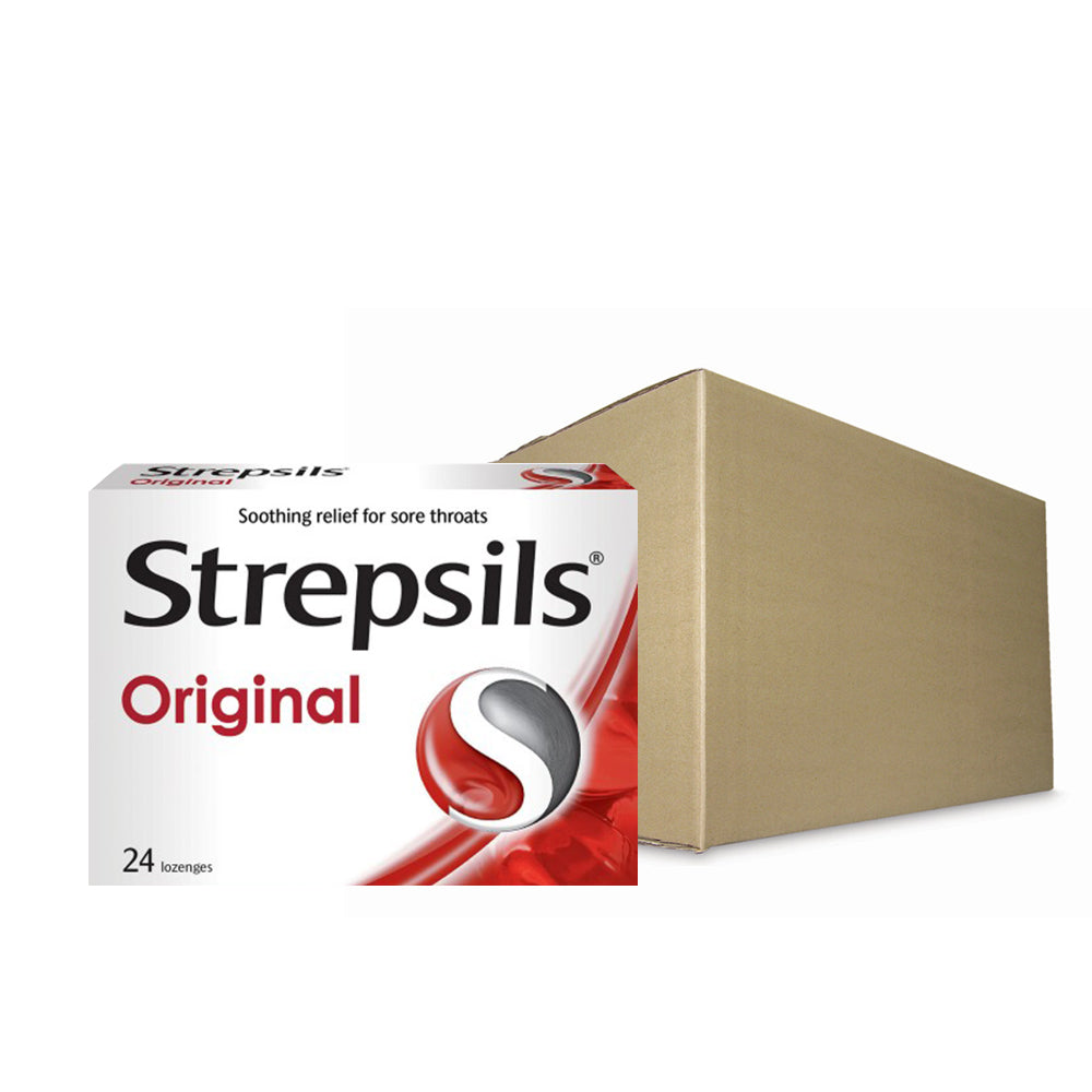 Strepsils Original Regular 24s Throat Relief Lozenges