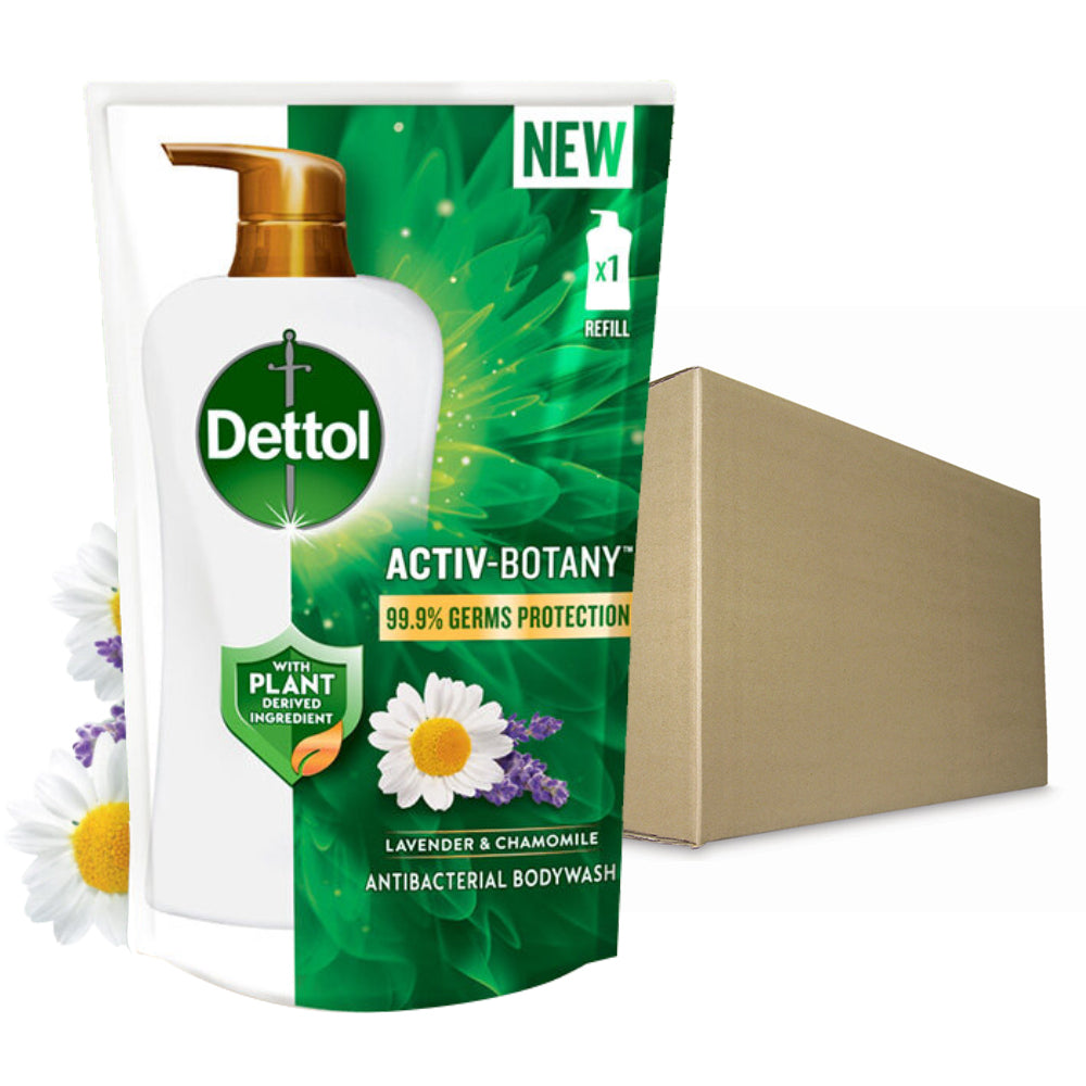 Dettol Activ Botany Shower Gel Body Wash Refill 750ml Green Tea & Bergamot