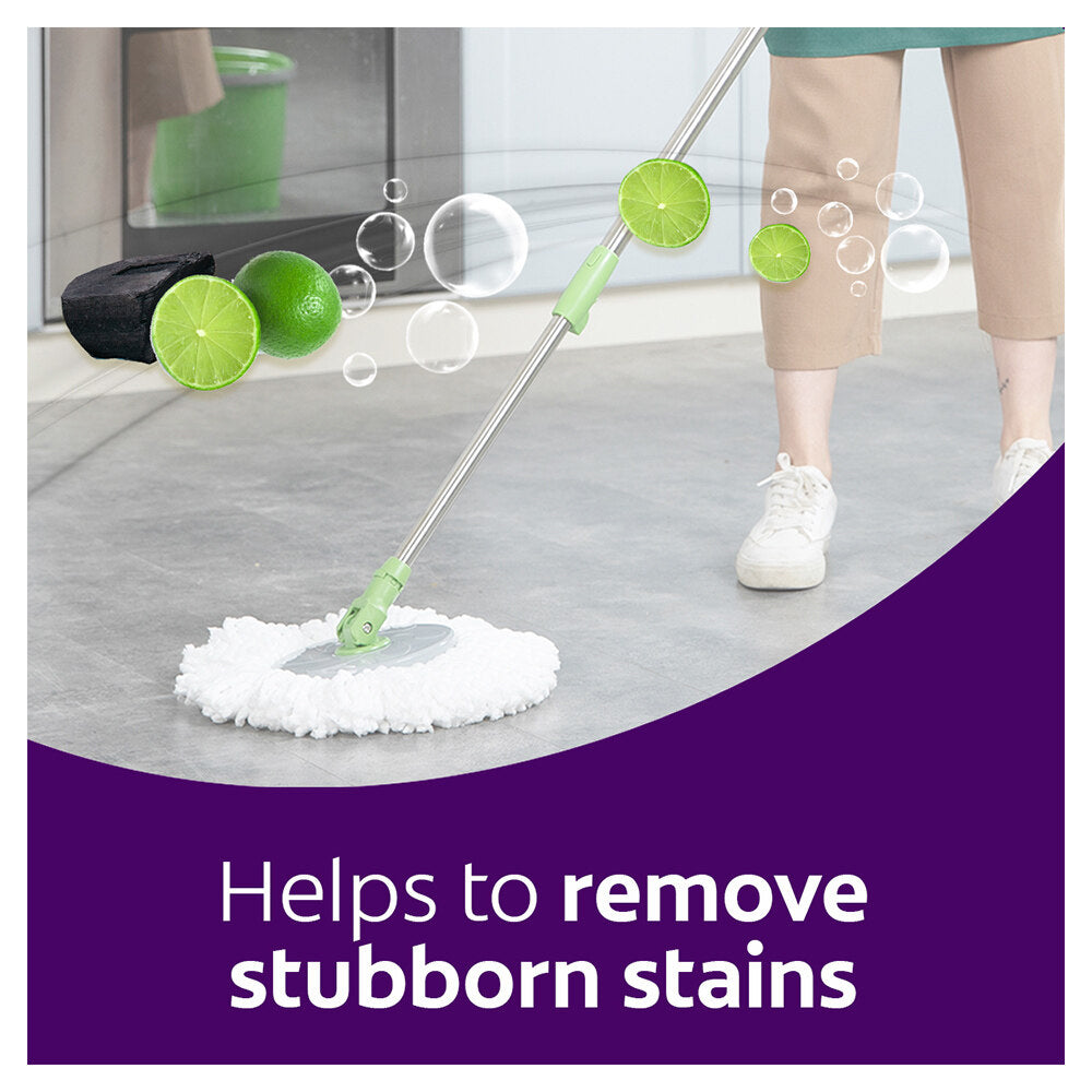 Ajax Boost Charcoal & Lime Antibacterial Multi Purpose Floor Cleaner 3L