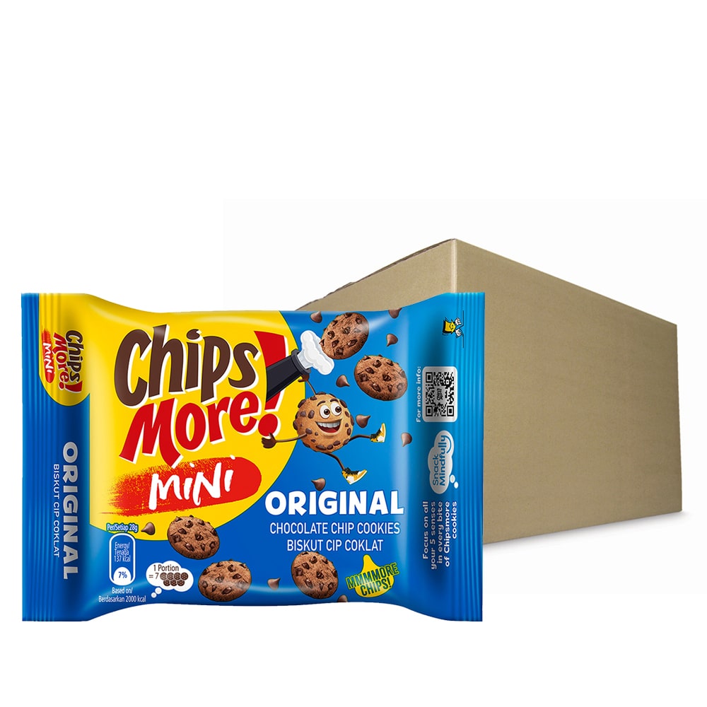 ChipsMore! Mini Original Chocolate Chip Cookies 80g – 4275264
