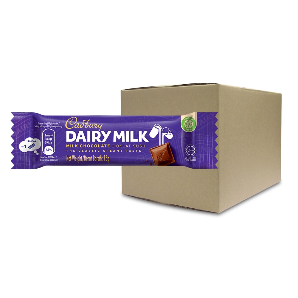 Cadbury Dairy Milk Chocolate 15g – 616105