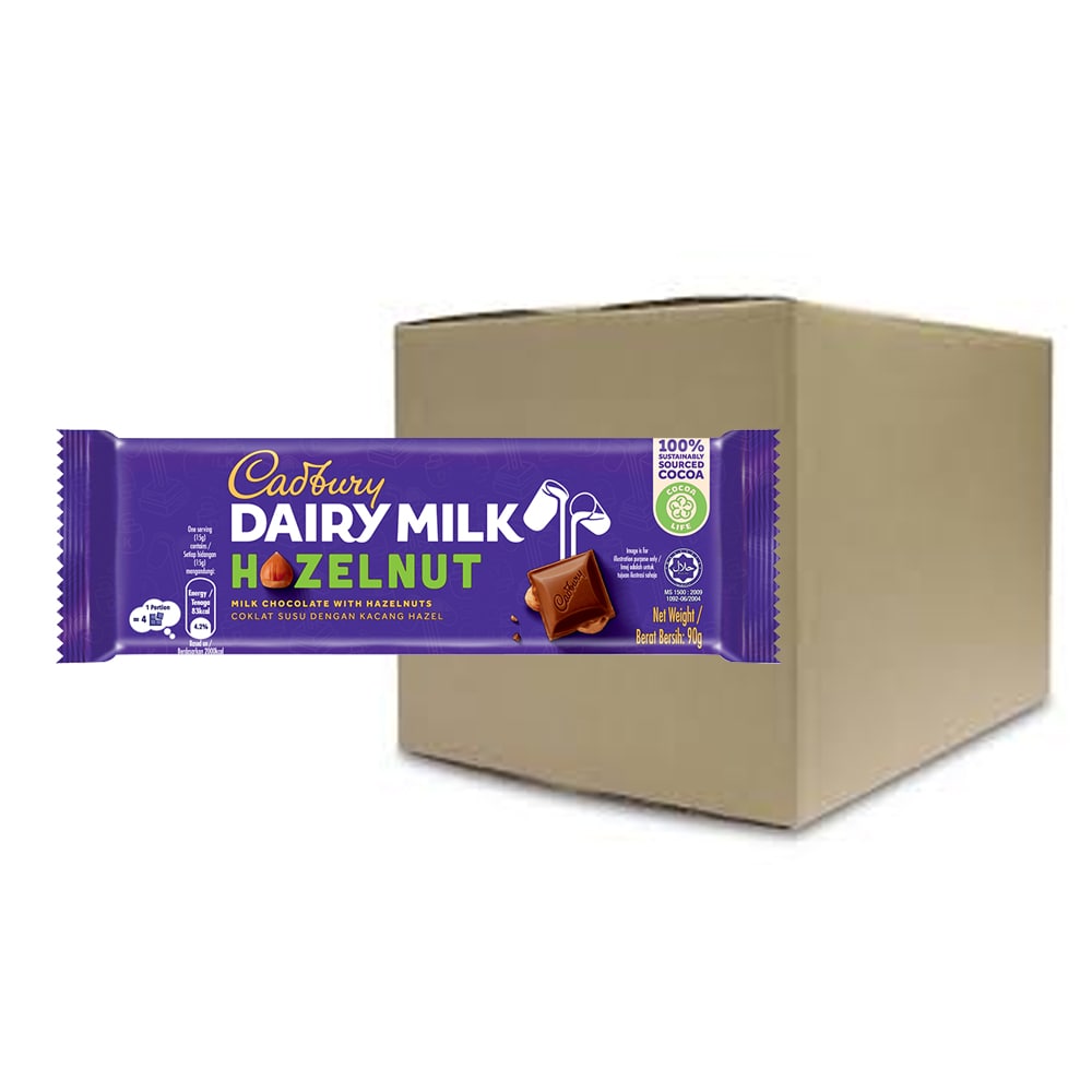 Cadbury Dairy Milk Chocolate Hazelnut 90g – 4265598