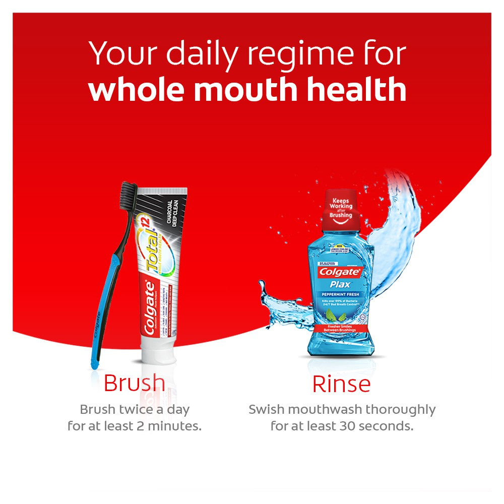 Colgate SlimSoft Charcoal Toothbrush Valuepack 3s (Ultra Soft)