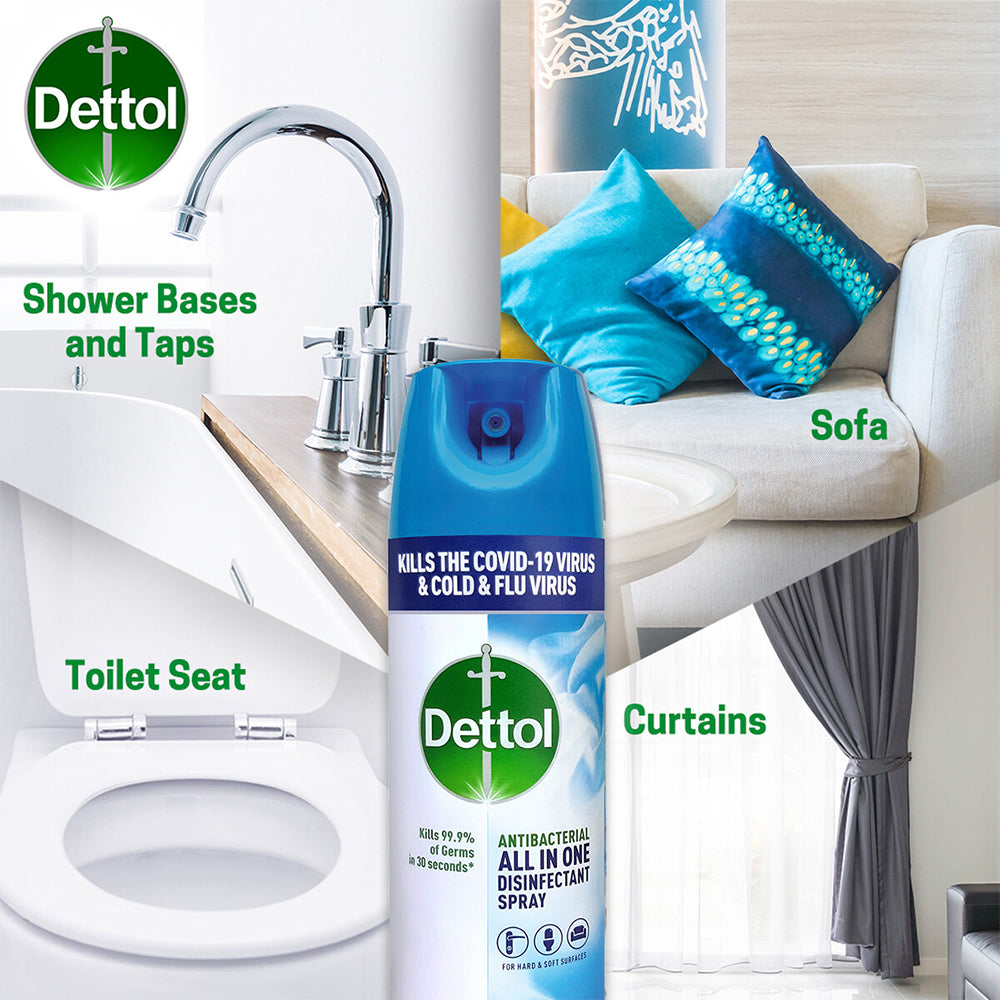 Dettol Antibacterial Disinfectant Spray 225ml Crisp Breeze