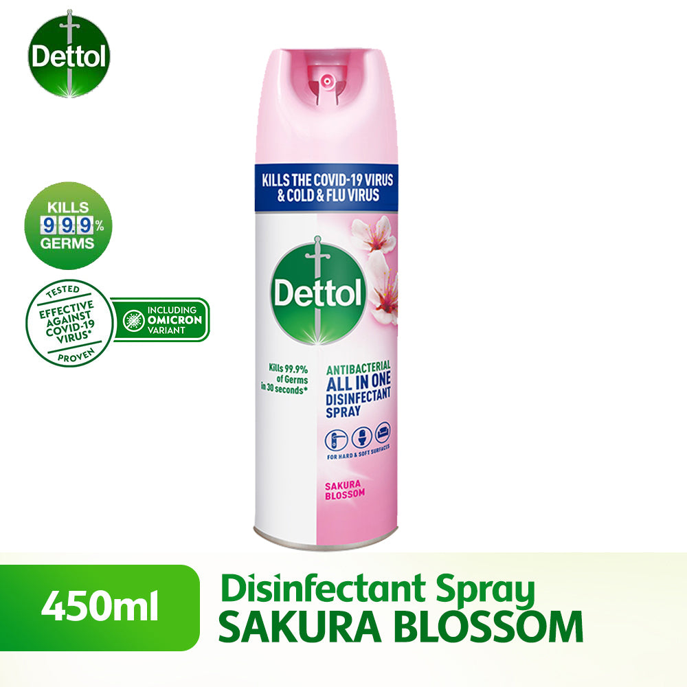 Dettol Antibacterial Disinfectant Spray 450ml Sakura Blossom