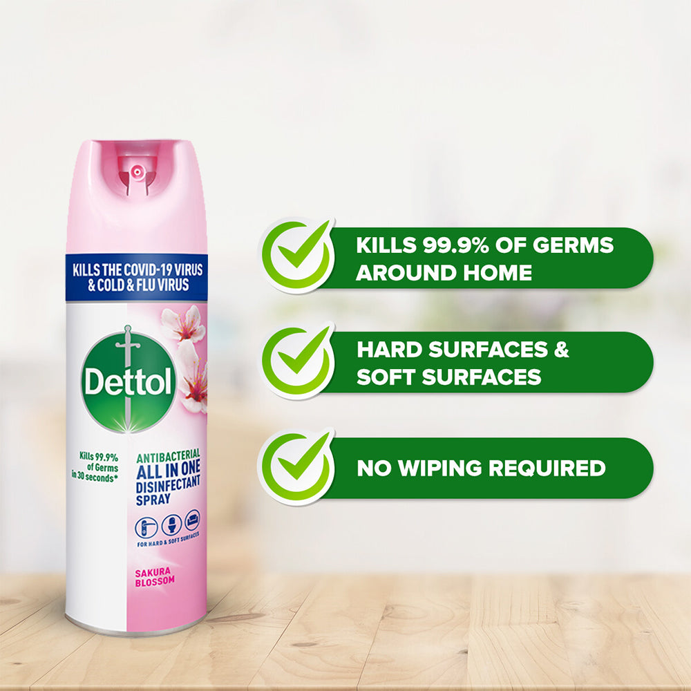 Dettol Antibacterial Disinfectant Spray 450ml Sakura Blossom
